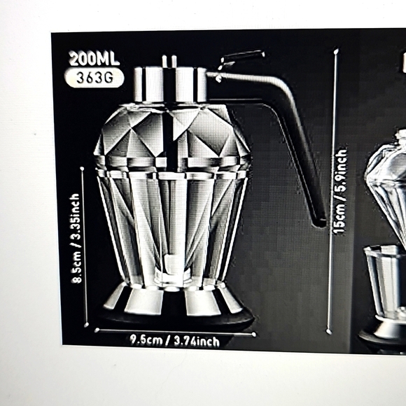 NIB Muweiqi Stainless Steel One Hand Press Olive Oil Dispenser - Picture 8 of 14